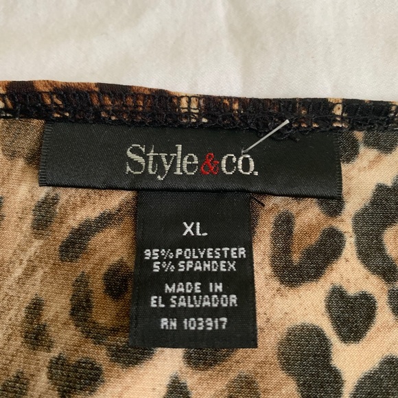 Style & Co Leopard print dress! - Picture 6 of 7